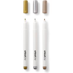 Cricut Joy Permanente Markers | 1.0mm | goud, zilver, koper | 3 stuks